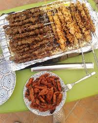 The Best In Morocco A Grill Party With The Family Usually We Make Mini Sausages And Kefta Or Grilled Meat Served With Fresh Br Moroccan Food Food Grill Party