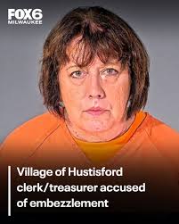 The Village of Hustisford clerk/treasurer is accused of embezzlement. Link  in comments.