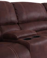 Jedd Fabric 6 Pc Power Motion Reclining Sectional Sofa 2 Recliners Armless Recline Power Reclining Sectional Sofa Fabric Sectional Sofas Reclining Sectional