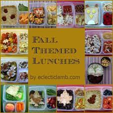 13 Fall Themed Lunches Fun Kid Lunch Autumn Theme Lunch Recipes Healthy