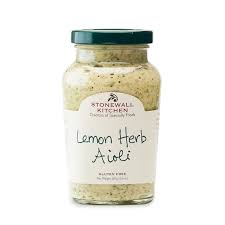 Maybe you would like to learn more about one of these? Amazon Com Stonewall Kitchen Lemon Herb Aioli 10 Ounces Garlic Spices And Herbs Grocery Gourmet Food