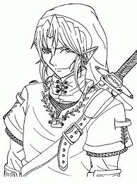 Printed a page and even with margins cut, seems a bit bigger than a credit card. The Legend Of Zelda Coloring Pages Coloring Home