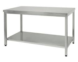 Maybe you would like to learn more about one of these? Plan De Travail En Inox Central Table Mafirol En Acier Professionnel De Cuisine