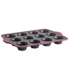 The trudeau structure silicone cake pan makes it easy to cleanly remove your cake from the pan. Trudeau 12 Cavity Silicone Muffin Pan Bed Bath Beyond