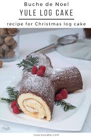Yule Log Cake Buche De Noel Coucoucake Cake And Baking Blog Recipe In 2020 Log Cake Christmas Log Cake Yule Log Cake Recipe