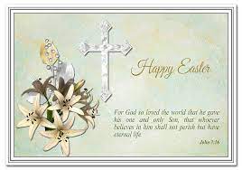 Happy easter greetings, christian religious holiday. Religious Easter Cards Christian Happy Easter Card Friends Family Good Wishes Greeting Resurrection Of Jesus Blessings Of Spring Special Holy Cross With Bible Verse Theme Buy