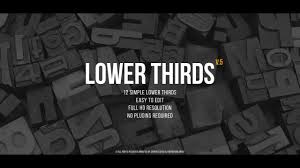 With these free templates for premiere, you can add lower thirds and customize them in no time. Lower Thirds V5 Premiere Pro Templates Download Free After Effects Templates