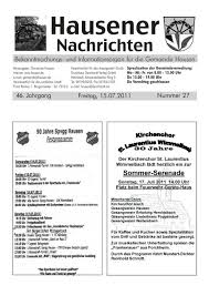 Der gottesdienst beginnt um 8.00 uhr auf unserem sportplatz! Sommer Serenade Hausen