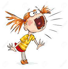 A Little Girl With Very Loud Voice. Royalty Free SVG, Cliparts, Vectors,  and Stock Illustration. Image 11663515.