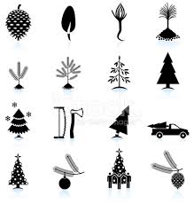 The icon project is building one of the largest decentralized networks in the world. Christmas Tree Growing Und Hacken Unten Vektor Icon Set Stock Vektorgrafik Freeimages Com