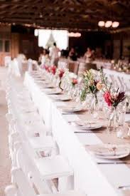 Farm Tables With White Folding Chairs Farm Table Wedding Wedding Table Wedding Reception