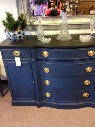 Lovely Painted Buffet Found In Antique Store Today Dark Almost Navy Blue Darker Than The Photo Felt Refurbished Furniture Blue Furniture Redo Furniture