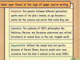 How To Write A Thesis Statement With Pictures Writing A Thesis Statement Thesis Statement Thesis Statement Examples