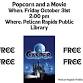 Popcorn and a Movie at the Library event image
