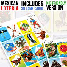 Check spelling or type a new query. Loteria Mexicana 30 Game Cards Kid Friendly Mexican Bingo By Buyprintplay