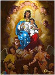 El gobierno de venezuela denunció que la mayoría de las armas incautadas en caracas durante un operativo de seguridad contra el grupo criminal del 'koki' entraron al país provenientes de ee.uu. Virgen Del Carmen Bandera De Venezuela Ilustracion De Amigos Venezuela