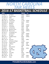 Share all sharing options for: North Carolina Tar Heels Basketball Schedule 2016 17 Print Here Http Printableteamschedu Tarheels Basketball Basketball Schedule North Carolina Basketball
