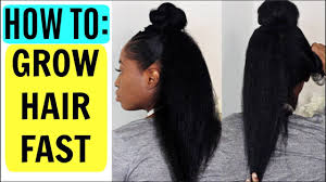 They don't pull on it, but are gentle. How To Grow Long Thick Healthy Hair Fast In 3 Easy Steps Youtube