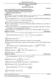 În acest an, examenul de bacalaureat se va desfășura după norme sanitare bine puse la punct, în contextul pandemiei. Bacalaureat 2021 Ce Subiecte Au Picat La MatematicÄƒ In 2020 Stirileprotv Ro