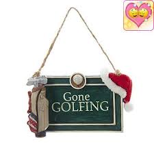 Price Tracking For Santa Gone Golfing Green Sign Christmas Holiday Ornament Price History Chart And Drop Alerts For Amazon Manythings Online Christmas Ornaments Holiday Ornaments Gifts For Dad