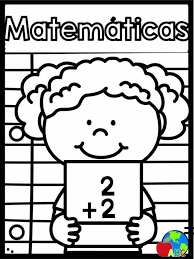 Portada De Matematicas Para Colorear
