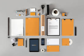 Simple edit with smart layers. Branding Identity Mock Ups Templates In Stationery Mockups On Yellow Images Creative Store