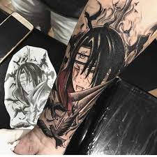 If you're searching for itachi eternal mangekyou sharingan. God God Godddd This Is Great My Big Love Uchiha Itachi Tattoo Is Beautiful Artist Credit Milasilv Anime Tattoos Portrait Tattoo Tattoos