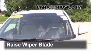 Toyota highlander wiper blades are used to sweep condensation and grime off of a car's windshield. Front Wiper Blade Change Toyota Highlander 2008 2013 2012 Toyota Highlander 3 5l V6