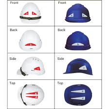 Osha barricade tape color combinations construction safety helmet colour cod. Safetyware Helstk Safety Helmet Reflective Sticker