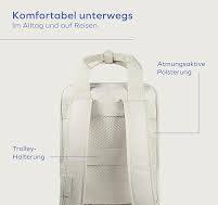 LYNDBERGEN Herren & Damen Rucksack klein - Ely - 11L | Daypack Rucksack  Damen elegant mit 14 Zoll Laptopfach | Ideal für Arbeit, Uni, Schule und ...