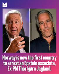 Former Norwegian Prime Minister Thorbjørn Jagland has been arrested in  connection with ties to Jeffrey Epstein, making Norway the first country to  take legal action against an Epstein associate and sparking widespread