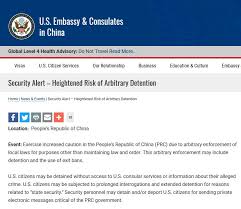 Strong pitching leading post 17. Us Warns Citizens Of Heightened Detention Risks In China Voice Of America English