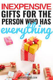 Looking For An Inexpensive Gift For The Person Who Has Everything These Fun And Frugal Gifts Are Perfect For Someone W Frugal Gift Gifts For Husband Diy Gifts