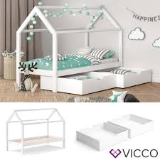 Das bett eignet sich hervorragend für kinder und jugendliche, die gerne übernachtungsgäste haben, oder auch für das gästezimmer. Artikelbeschreibung Mit Diesem Hochwertigen Hausbett Konnen Sie Das Zimmer Ihres Kindes Individuell Einrichten Kinderbett Design Kinderbett Weiss Kinder Bett