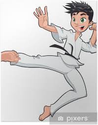 All rights to paintings and other images found on paintingvalley.com are owned by their respective owners (authors, artists), and the administration of the website doesn't bear. Young Boy Karate Player Vector Cartoon Isolated Character Poster Pixers We Live To Change