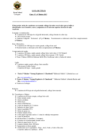 To browse academia.edu and the wider internet faster and more securely, please take a few seconds to upgrade your browser. Pdf Lista De Utiles Lions School Cartagena Class 3 Y 4 Basico 2017 Carla Hermosilla Academia Edu