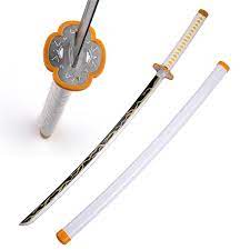 Kimetsu no yaiba and along with inosuke hashibira. Anime Demon Slayer Zenitsu Wooden Katana Sword Buy Katana Sword Wooden Katana Wooden Katana Sword Product On Alibaba Com