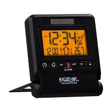 Download clock fonts for free in the highest quality available. Atomic Travel Alarm Clock With Auto Night Light Marathon Watch North America