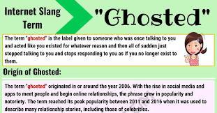 Ghosted Meaning What Does The Interesting Term Ghosted Mean 7 E S L