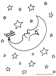 Kita pasti sudah paham, jika bukan dan bintang hanya bersinar di malam hari. Mewarnai Bulan Dan Bintang Page 1 Line 17qq Com
