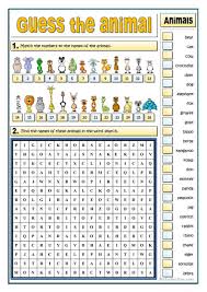 Guess The Animal Worksheet Free Esl Printable Worksheets Made By Teachers Learn English English Primary School English Activities