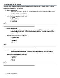 Harrison Bergeron By Kurt Vonnegut Reading Activities Reading Activities Vocabulary Activities Journal Topics