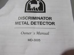 Archivo pdf 605 kb, 6 páginas. Lot Detail Famous Trails Metal Detector