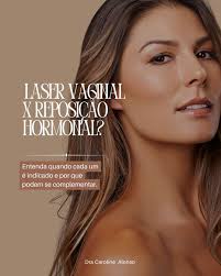 Laser íntimo + reposição hormonal: uma combinação poderosa para o bem-estar  feminino. ✨ Enquanto o laser vaginal estimula o colágeno e melhora a  firmeza e lubrificação da região íntima, a reposição hormonal