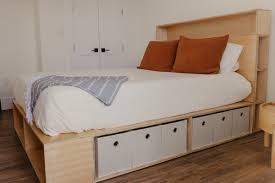 A diy storage bed is an ideal way to meet a bedroom storage need with style. Platform Bed With Storage Woodbrew