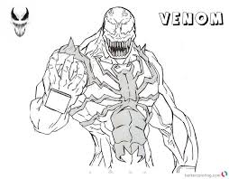 You can print and download the great 20 agent venom coloring pages collection for free. Easy Venom Coloring Pages Novocom Top