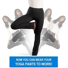 And maternity yoga pants' material won't compress as a performance pair might. Dress Pant Yoga Pants Saltdays
