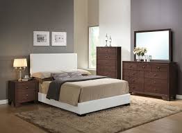 $16.00 coupon applied at checkout. Acme 14390q 5 Pc Ireland Espresso Finish Wood White Faux Leather Padded Queen Size Bed Set
