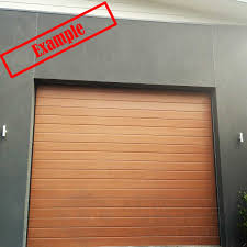 Check spelling or type a new query. Steel Line Sectional Panel Garage Door Classic Cedar Color 2350mmh X 5855mmw Automatic Remote Access