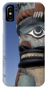 Vancouver Totem Pole By John Mitchell Totem Pole Totem Vancouver